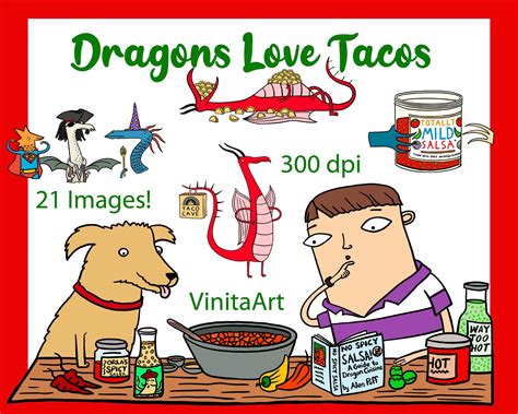 Printable Dragons Love Tacos